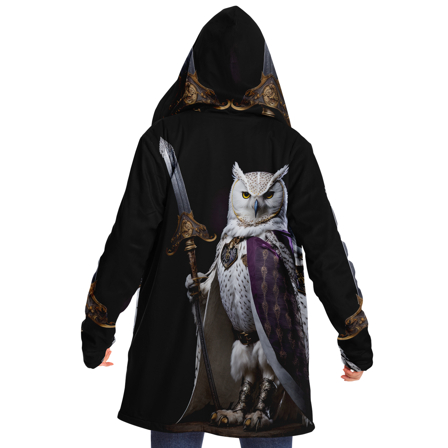 Owl Royal Gaurd Microfleece Cloak