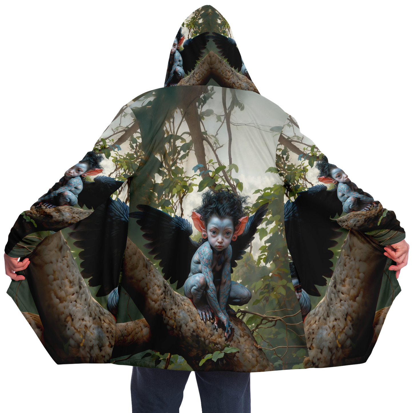 The Tree’s Secret Keeper Microfleece Cloak