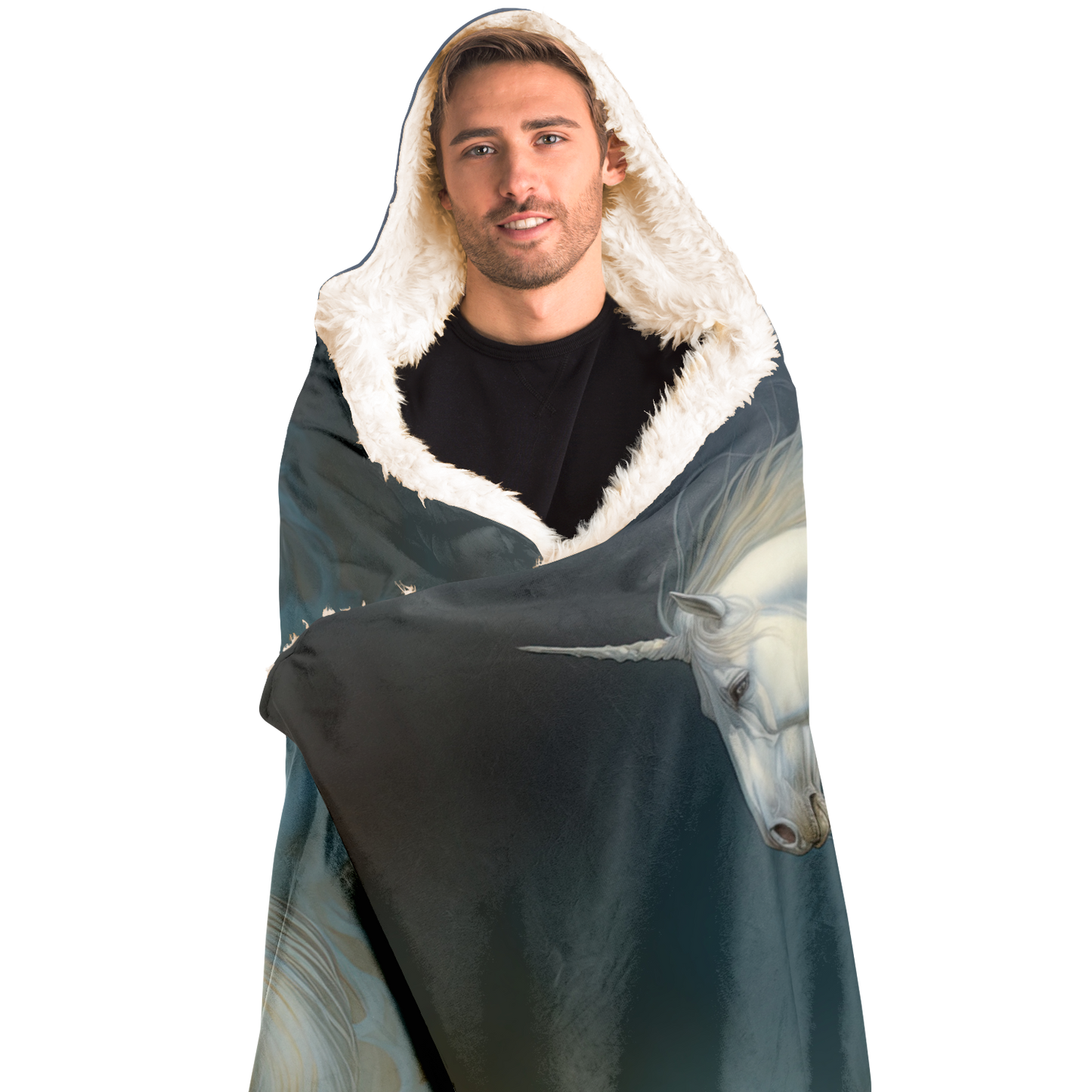 Unicorns Grace Hooded Blanket