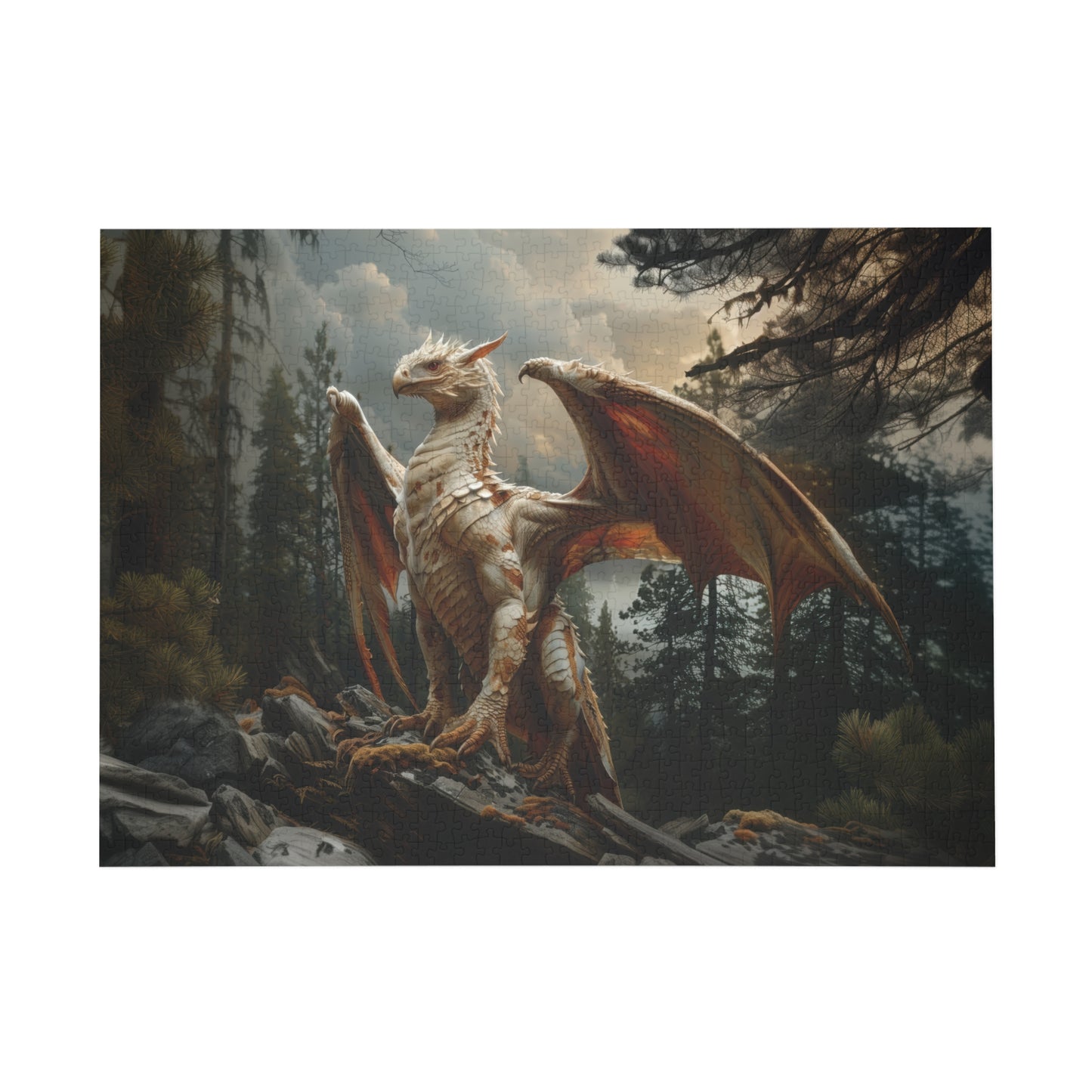 "Forest Drake" Puzzle (500, 1000-Piece)