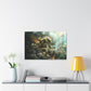 "Bumble Dragon"  Canvas Stretched, 0.75" - Print