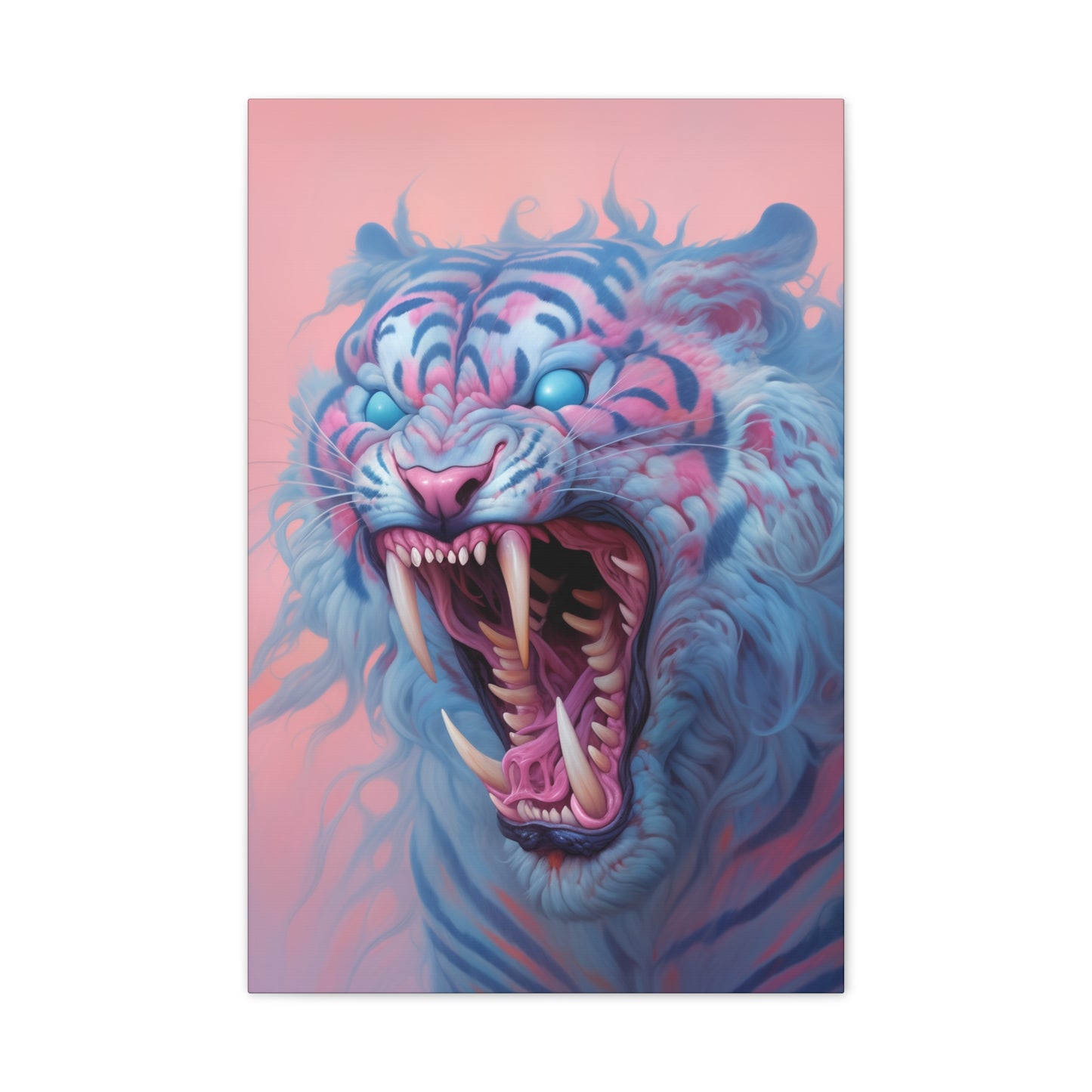 "Demon Tiger" Canvas Stretched, 0.75" - Print