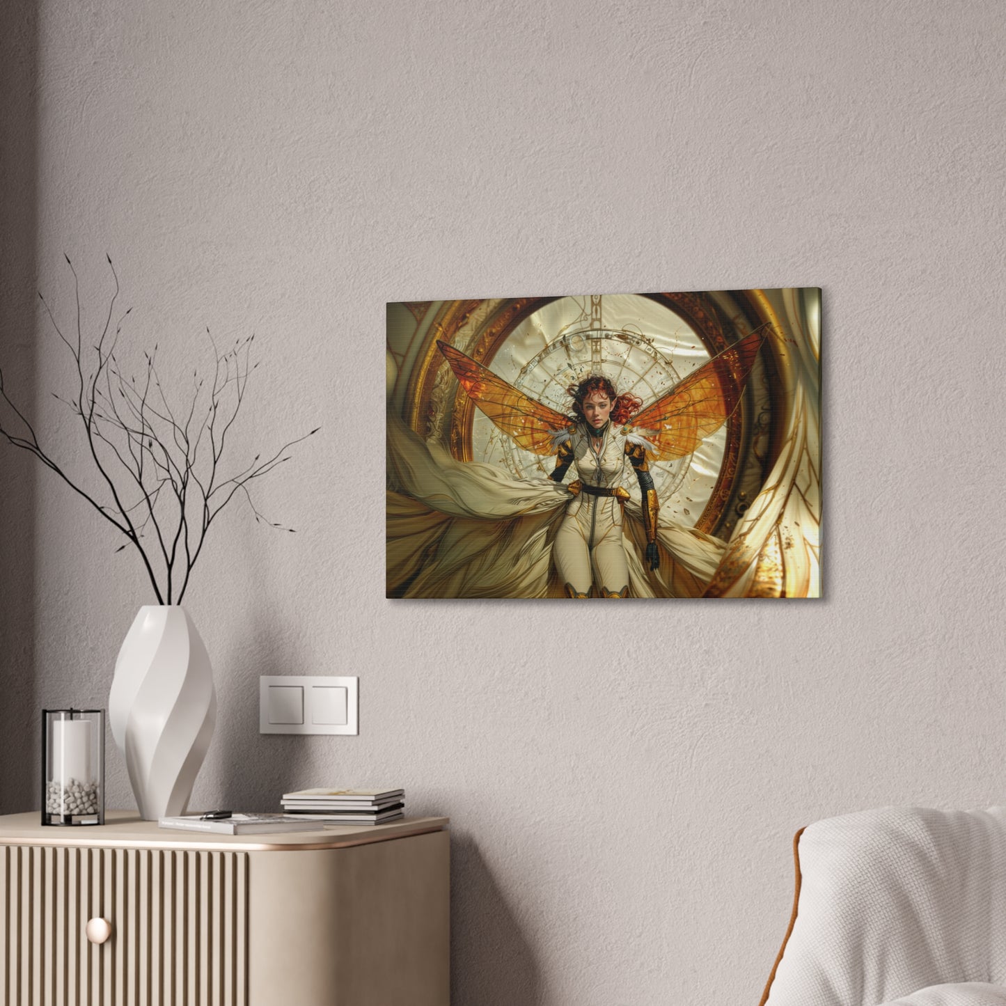 "Timeweaver's Flight"  Canvas Stretched, 0.75" - Print