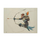 "Skyborne Archer"  Canvas Stretched, 0.75" - Print