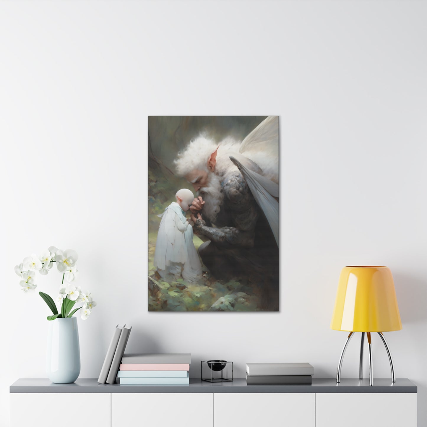 "Morning Prayers" Canvas Stretched, 0.75" - Print