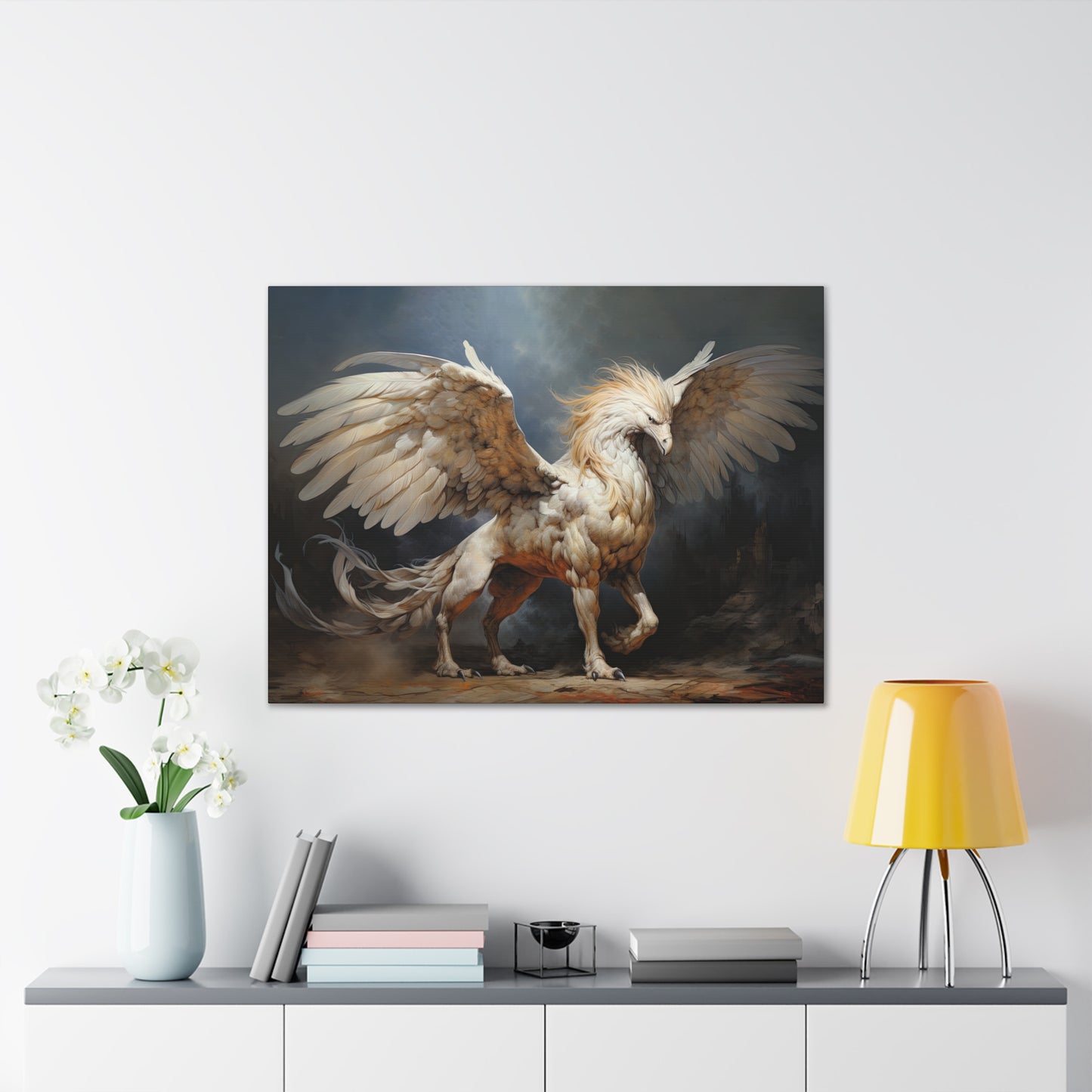 "Hippogriff Havoc"  Canvas Stretched, 0.75" - Print