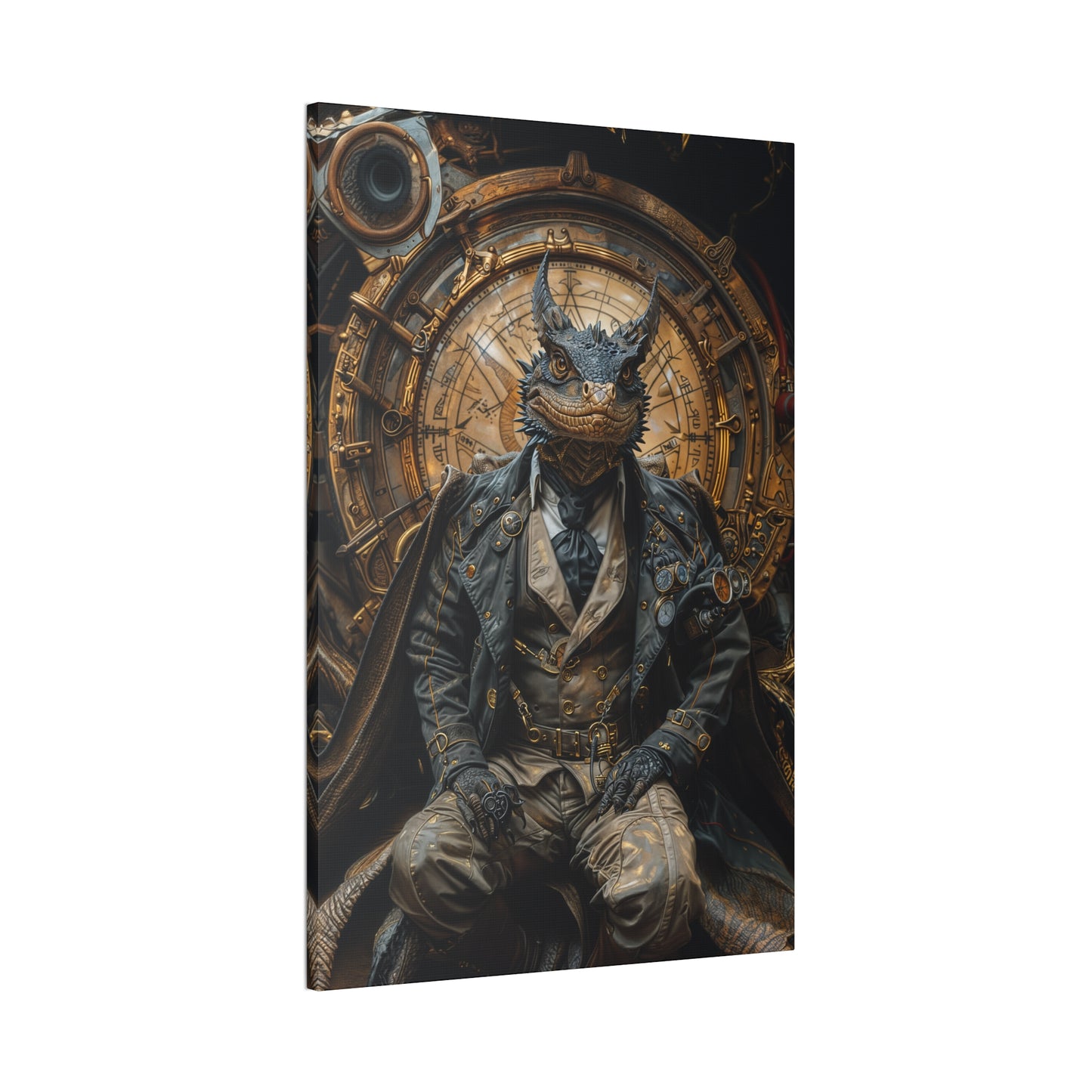 "Time Dealer" Canvas Stretched, 0.75" - Print