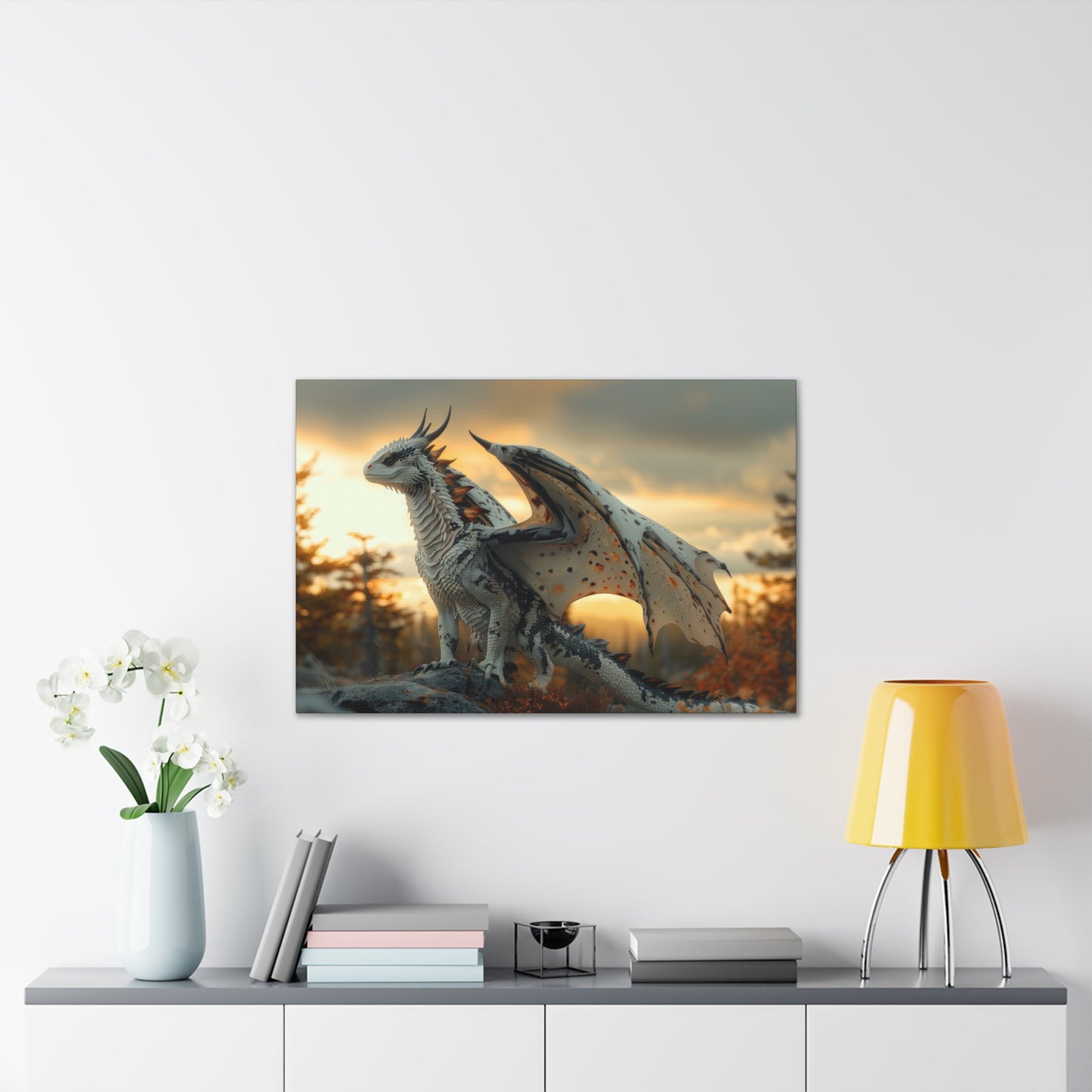 "Dawnbringer Drake"  Canvas Stretched, 0.75" - Print