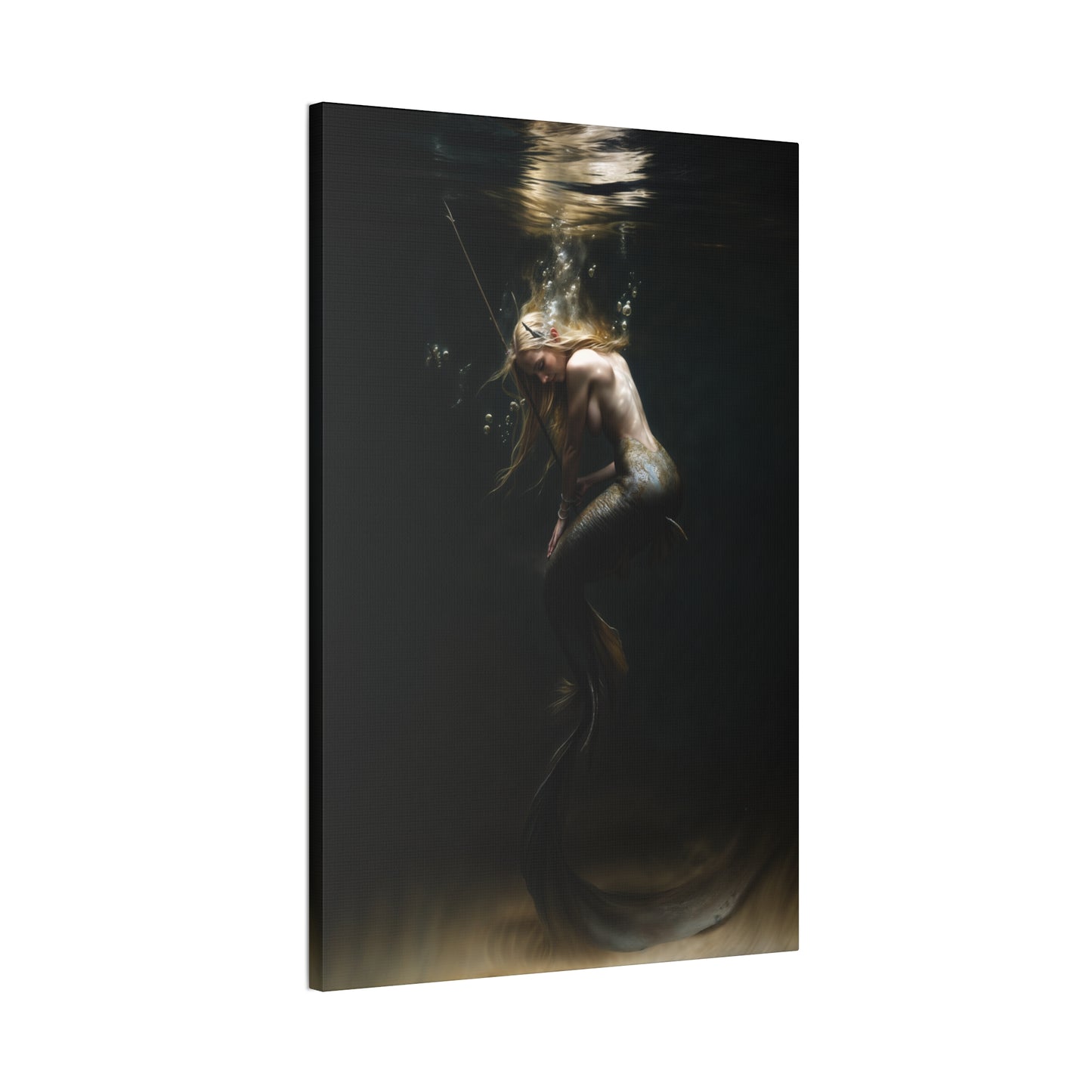 "Spearmaiden of the Deep" Canvas Stretched, 0.75" - Print