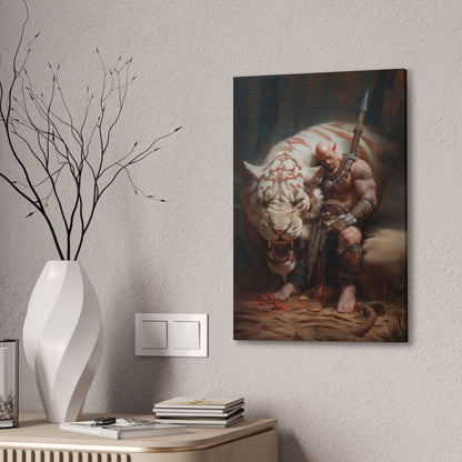 "Tiger Scout" Canvas Stretched, 0.75" - Print