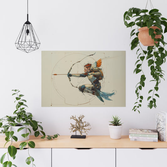 "Skyborne Archer" Poster - Print