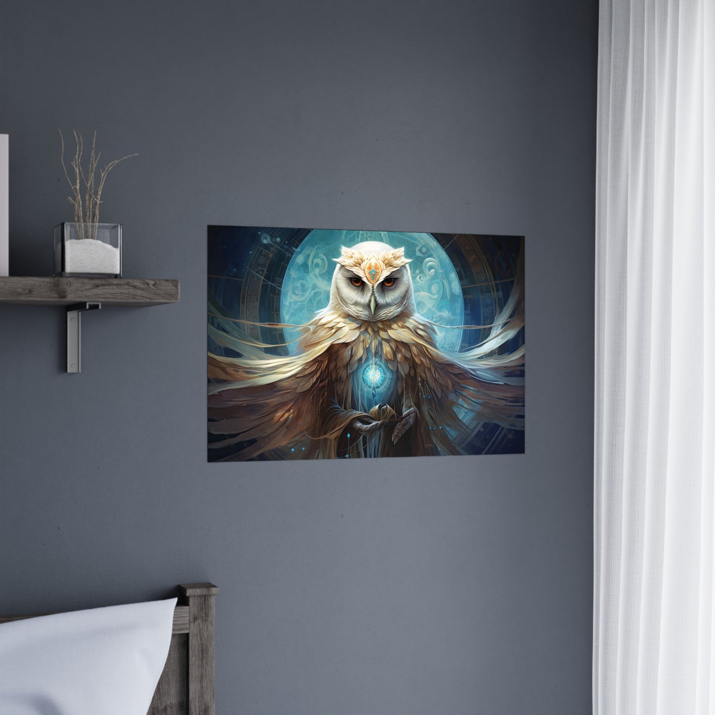 "Owl Deity" Poster - Print