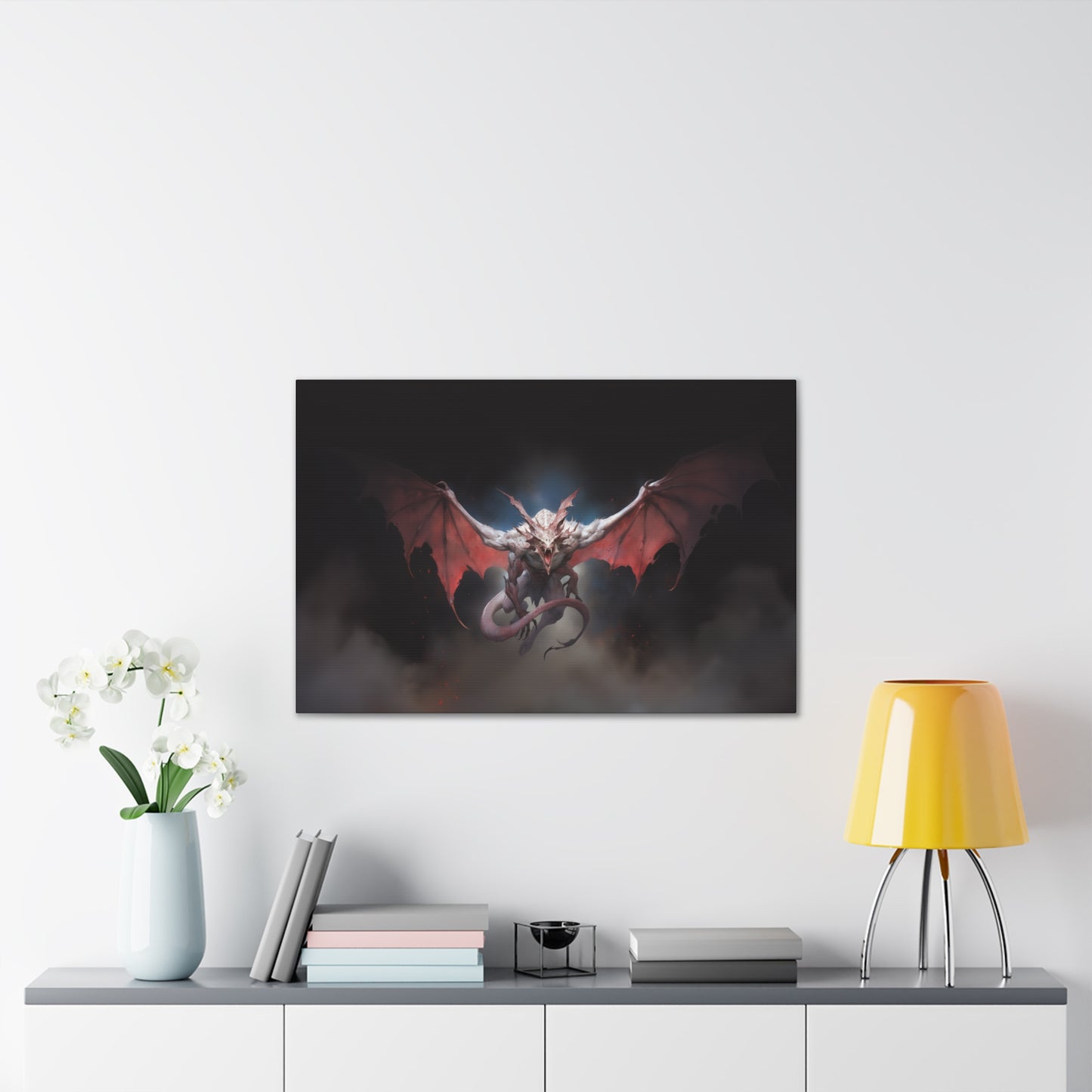 "Winged Nightmare"  Canvas Stretched, 0.75" - Print