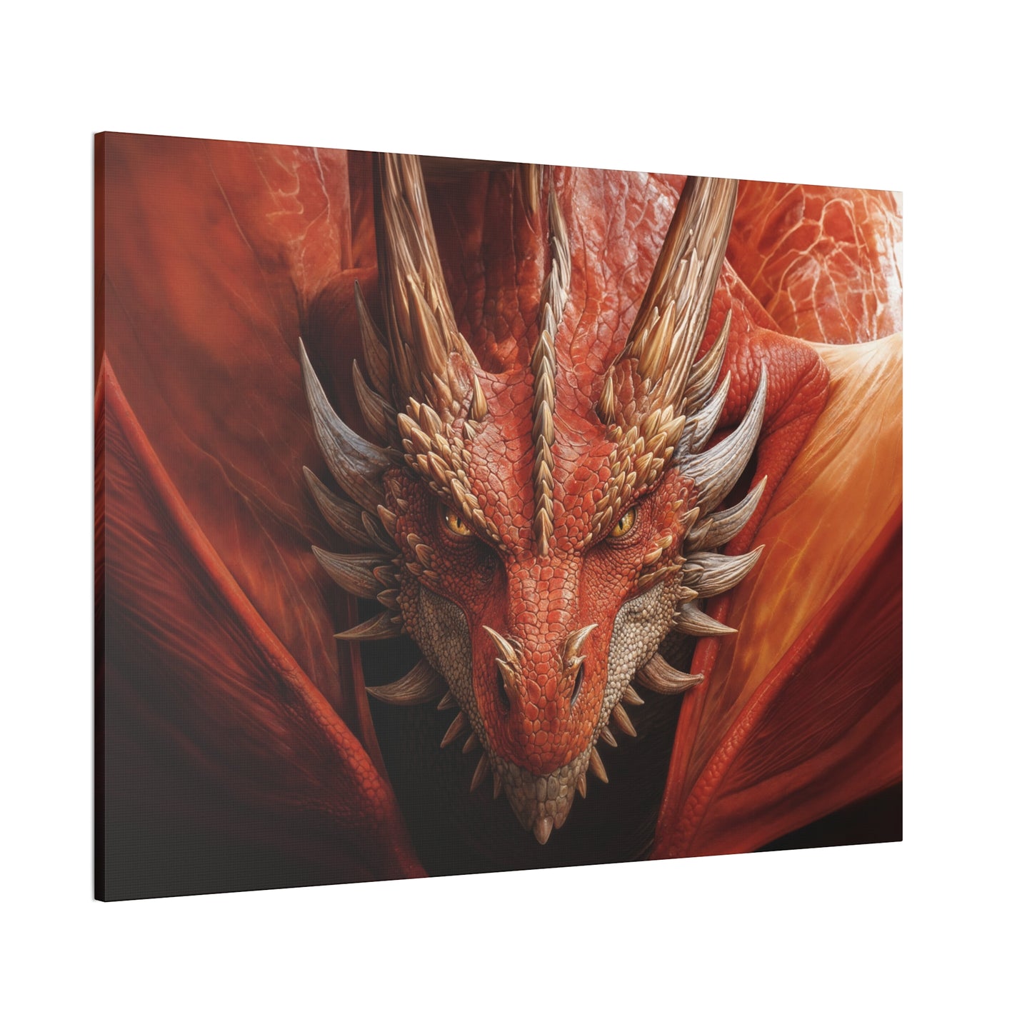 "Fiery Gaze"  Canvas Stretched, 0.75" - Print