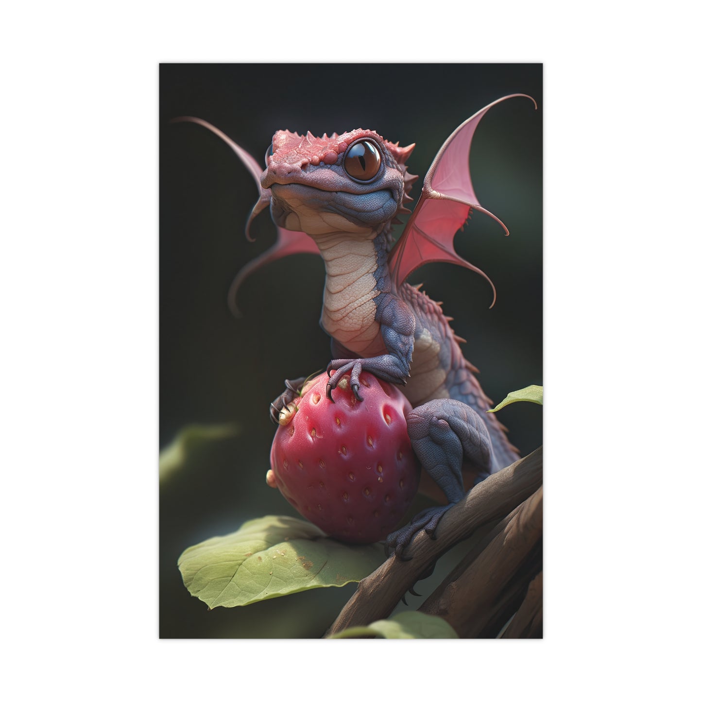 "Berry The Fairy Dragon" Poster - Print