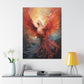 "Fluid Phoenix Dreaming" Canvas Stretched, 0.75" - Print