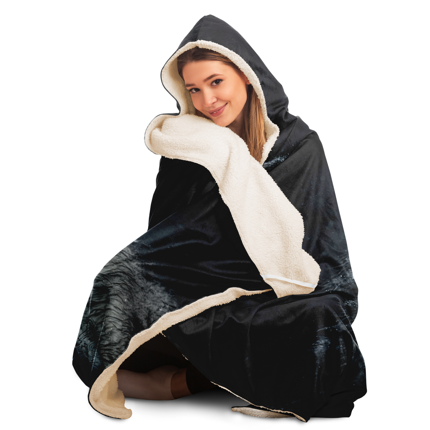 Loyal Wolf Hooded Blanket