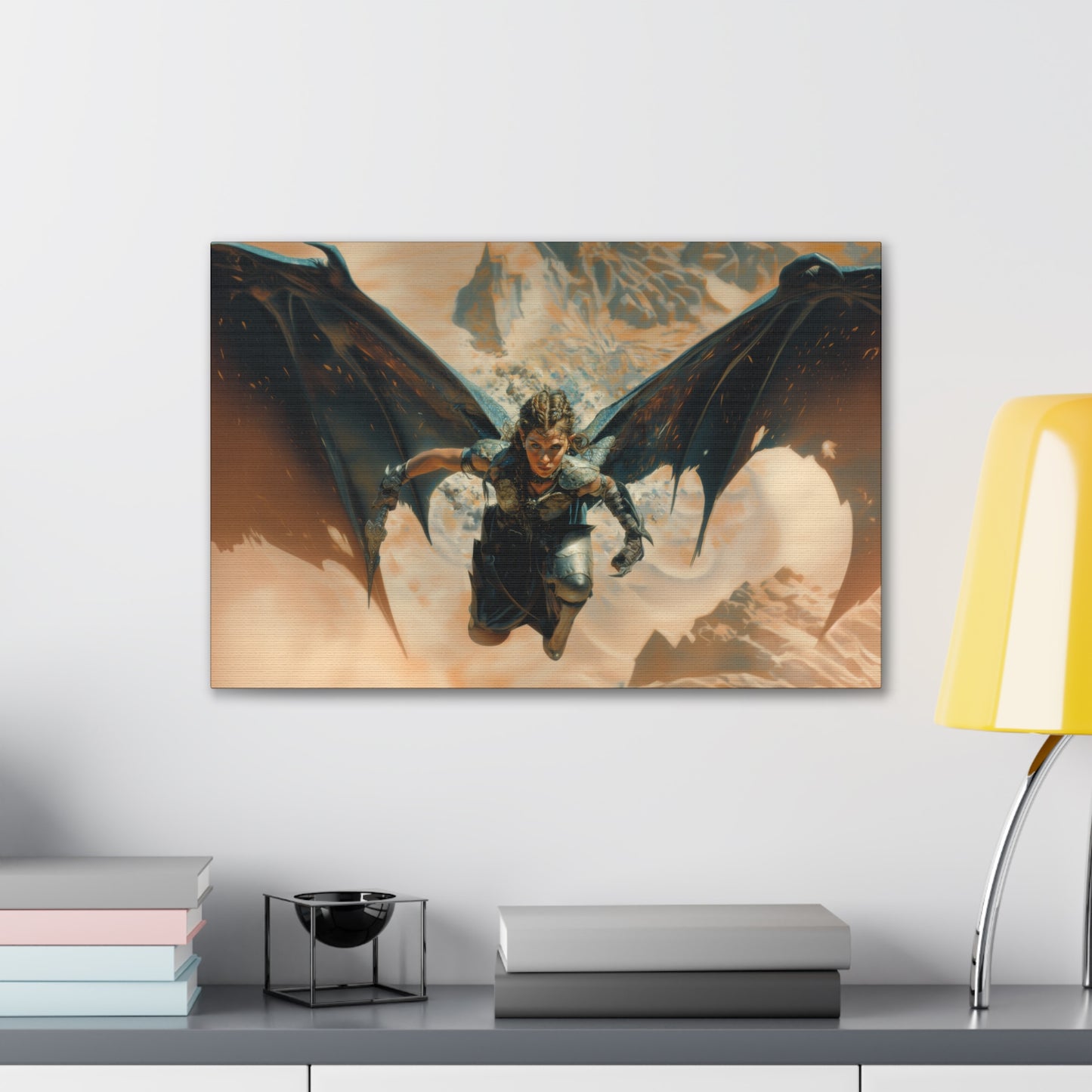 "Winged Revenge"  Canvas Stretched, 0.75" - Print