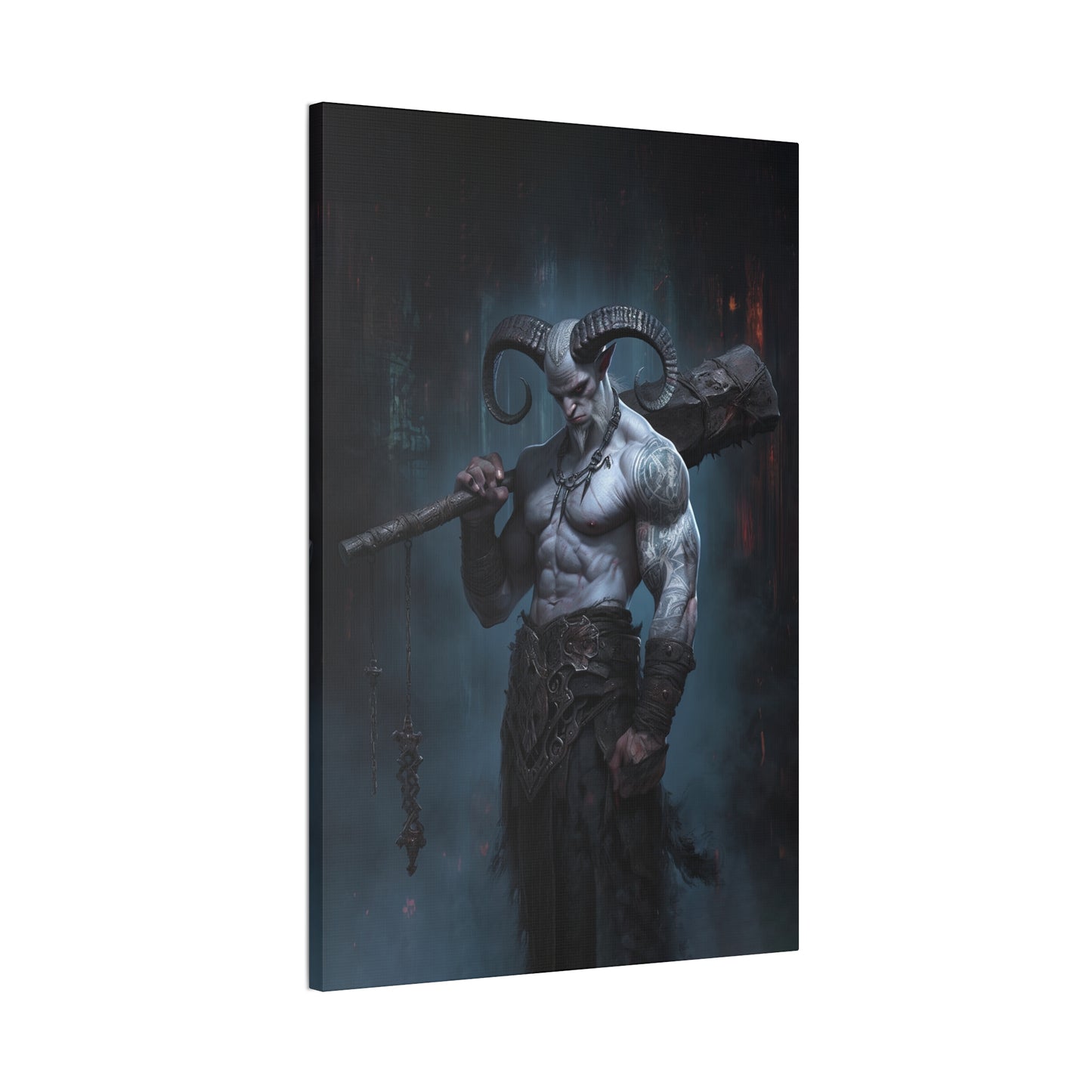 "Fiend" Canvas Stretched, 0.75" - Print