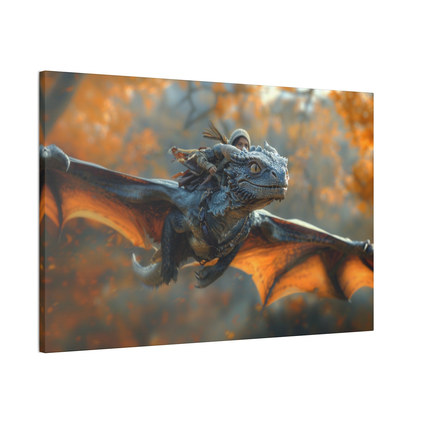 "Swift Messenger"  Canvas Stretched, 0.75" - Print