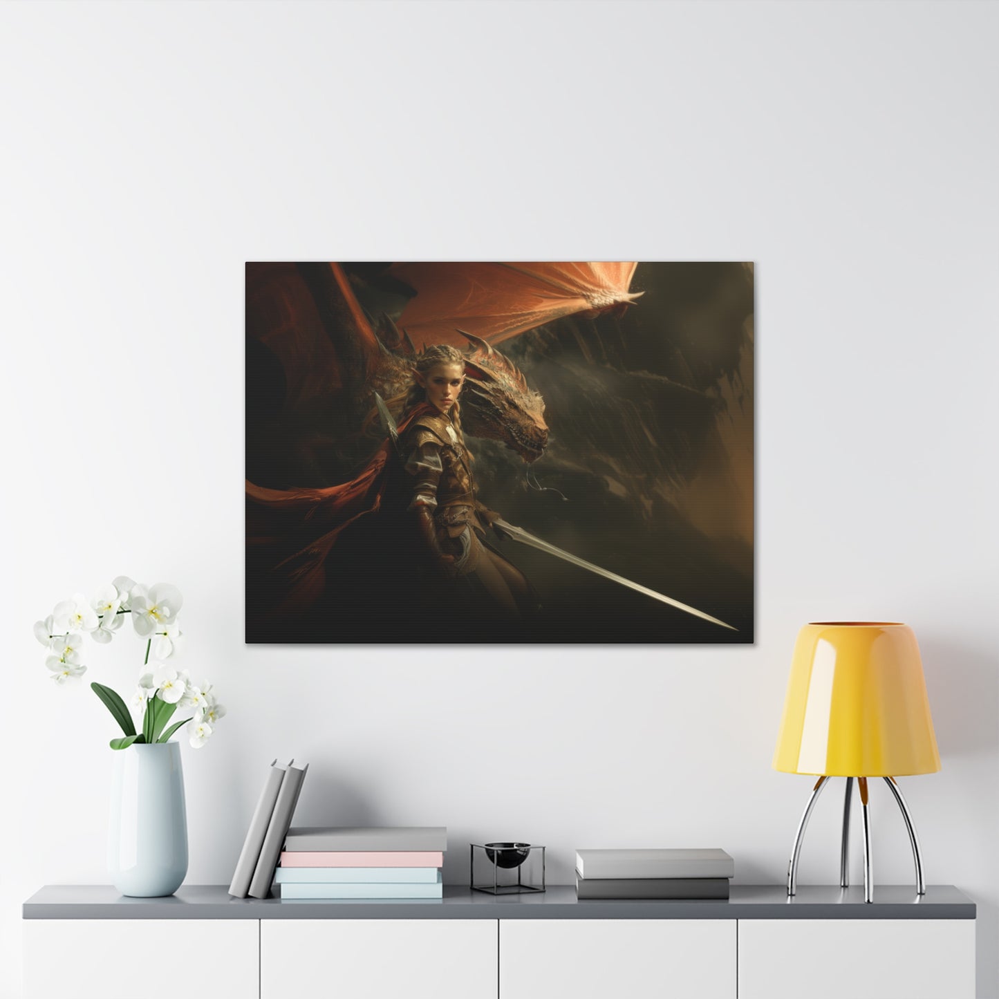 "Dragon Scout"  Canvas Stretched, 0.75" - Print