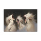 "Albino Werewolf Chorus"  Canvas Stretched, 0.75" - Print