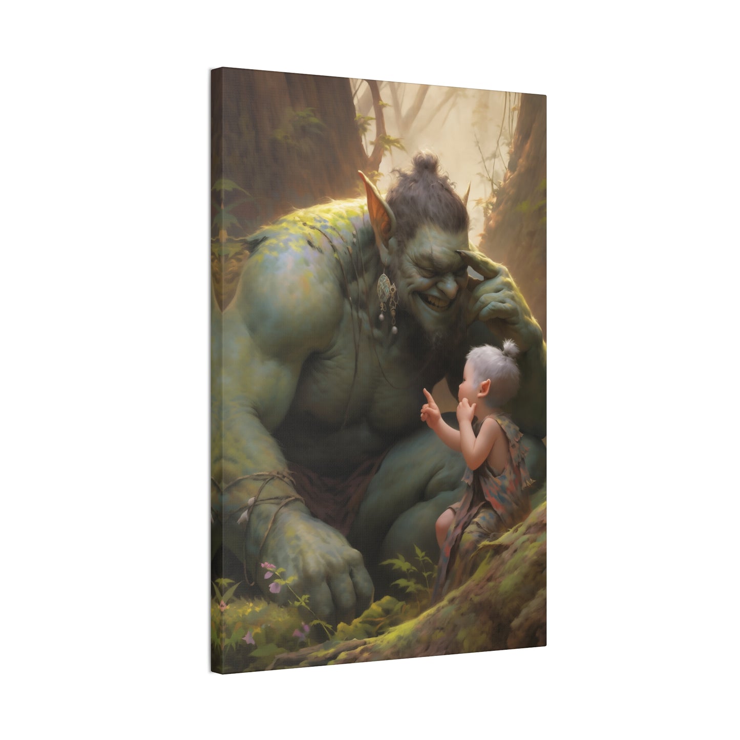 "Thunderchuckle and Pixie Snicker" Canvas Stretched, 0.75" - Print