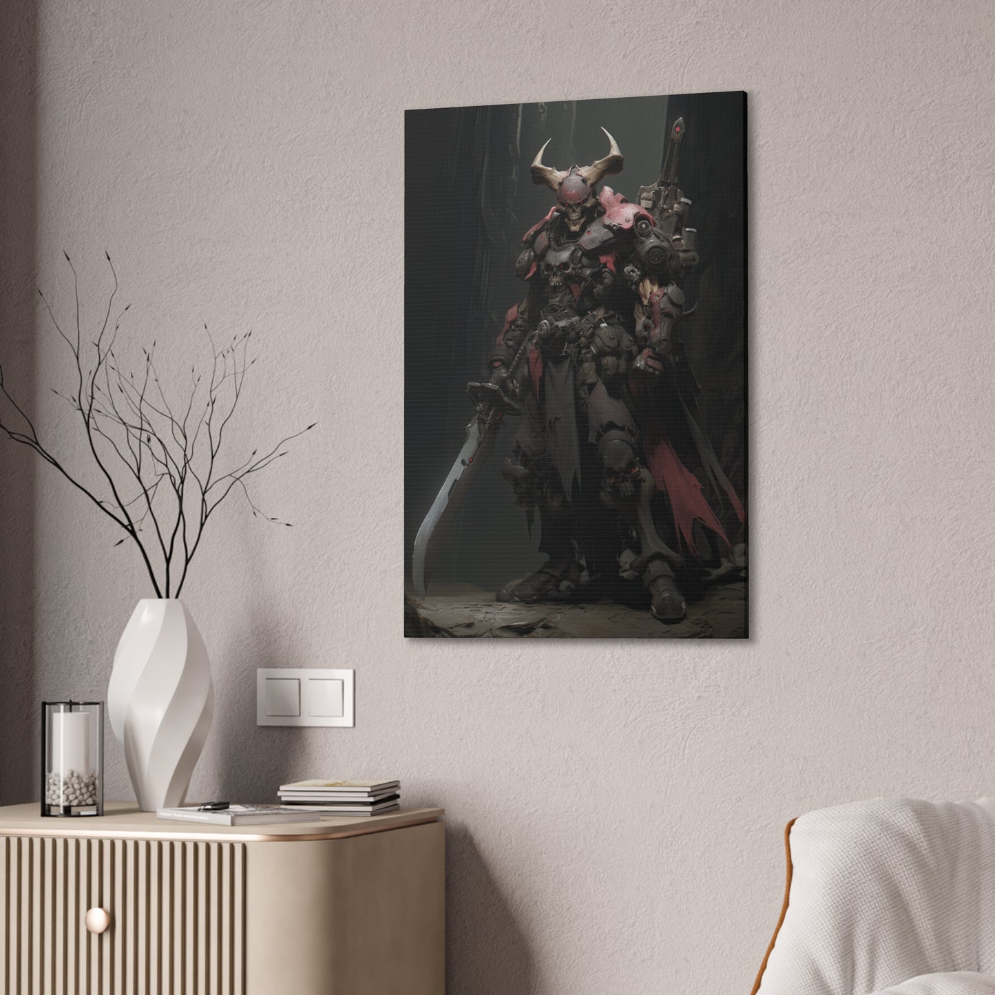 "Cyborg Mechataur" Canvas Stretched, 0.75" - Print