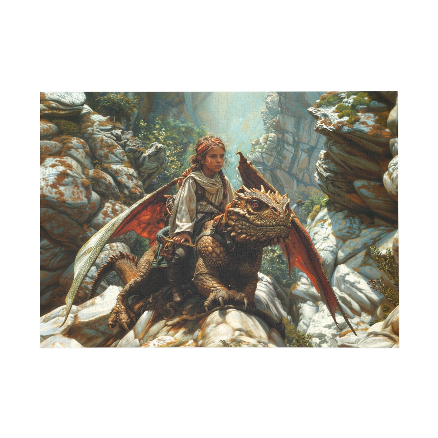 "The Dragon's Apprentice" Puzzle (500, 1000-Piece)