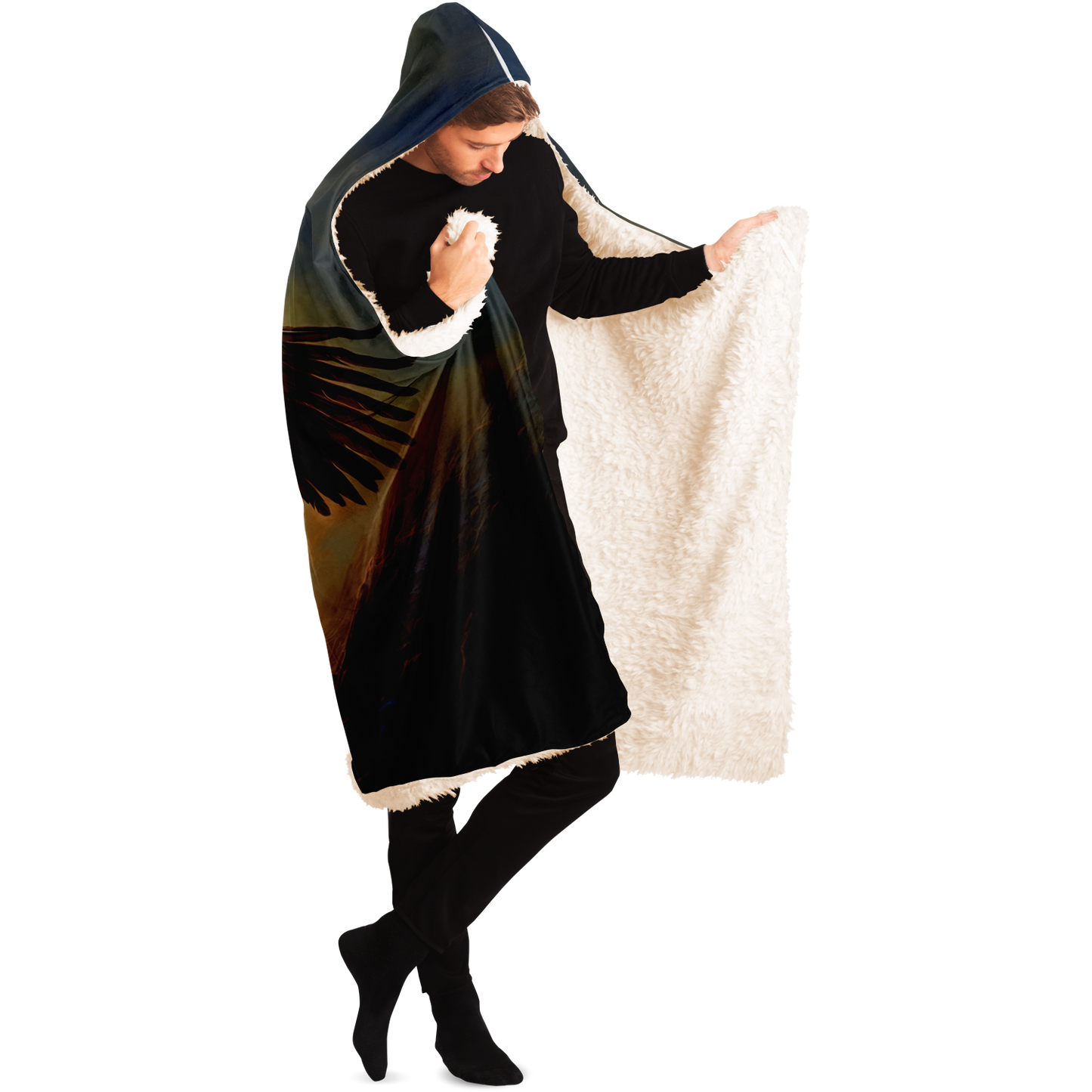 Stalking Griffon Hooded Blanket