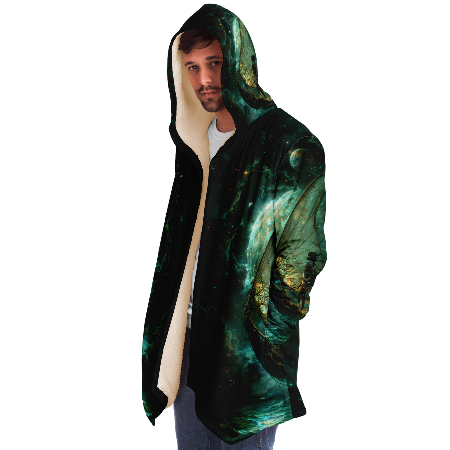 Astral Navigator Microfleece Cloak