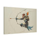 "Skyborne Archer"  Canvas Stretched, 0.75" - Print