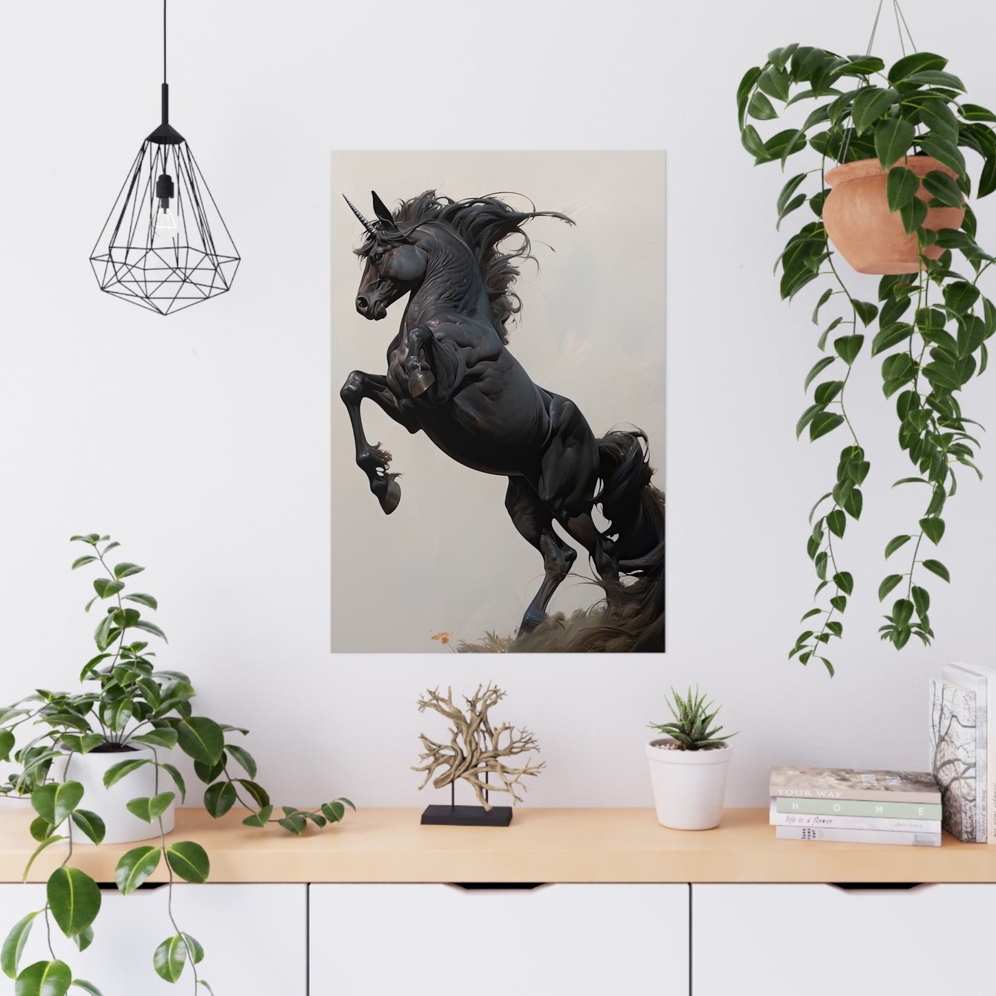 "Midnight Unicorn" Poster - Print