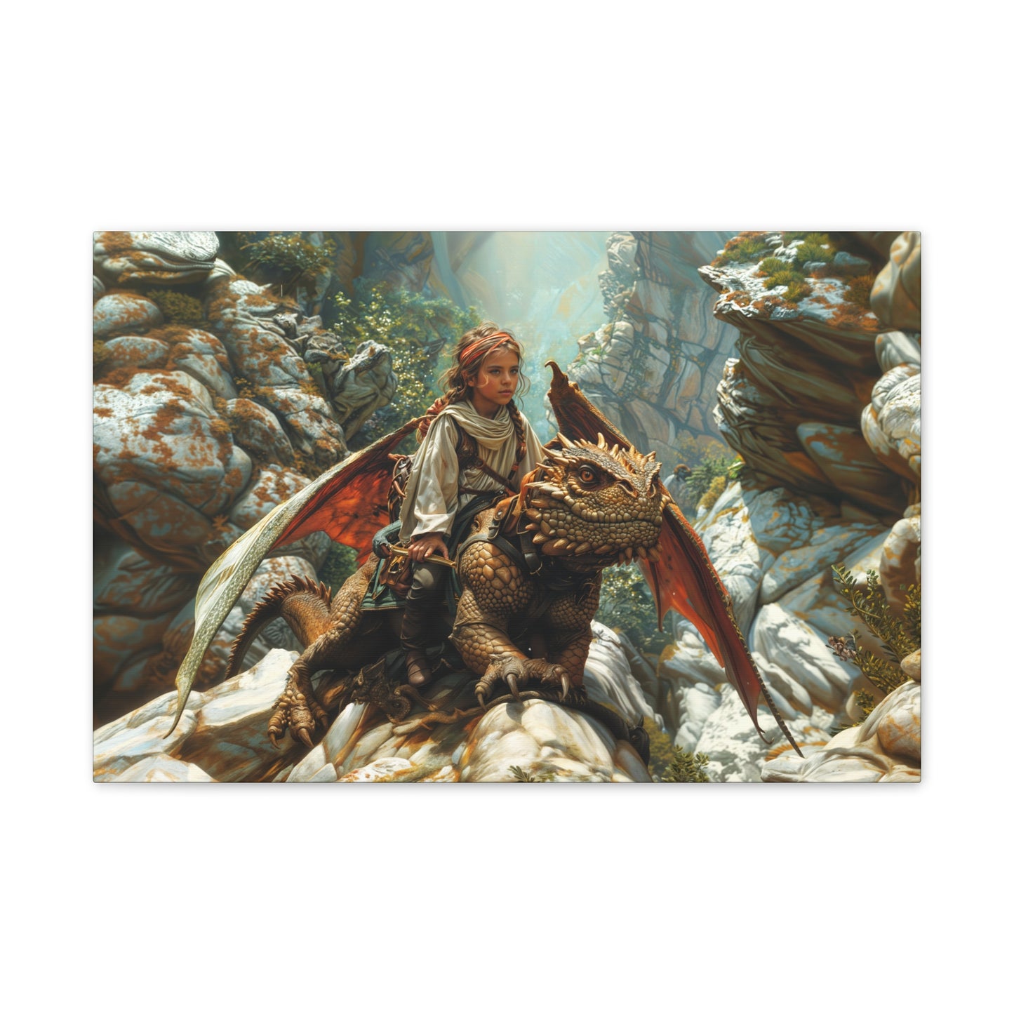 "The Dragon's Apprentice"  Canvas Stretched, 0.75" - Print