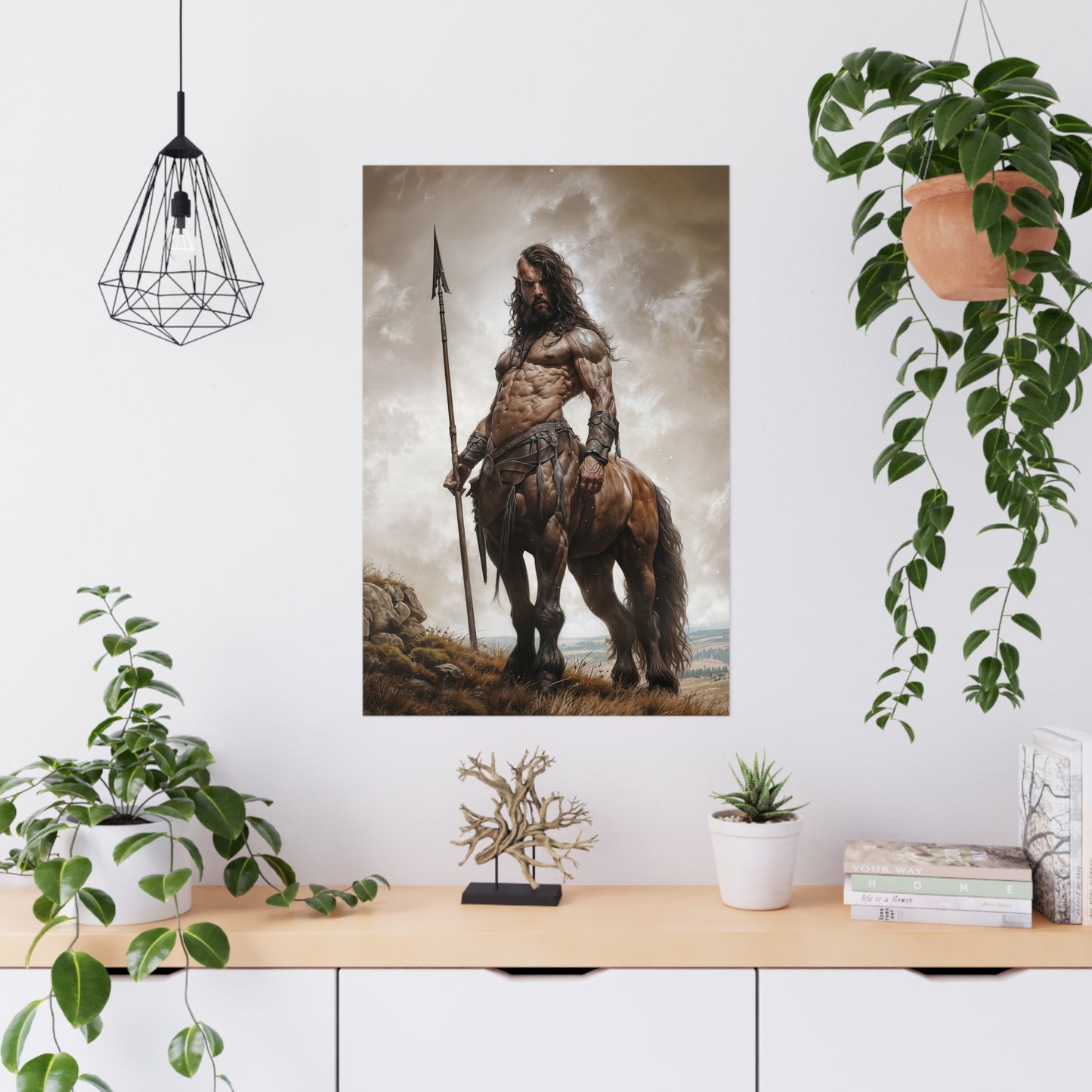 "Centaur Spearman" Poster - Print