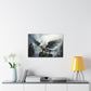 "Glacier Guardian Griffon"  Canvas Stretched, 0.75" - Print