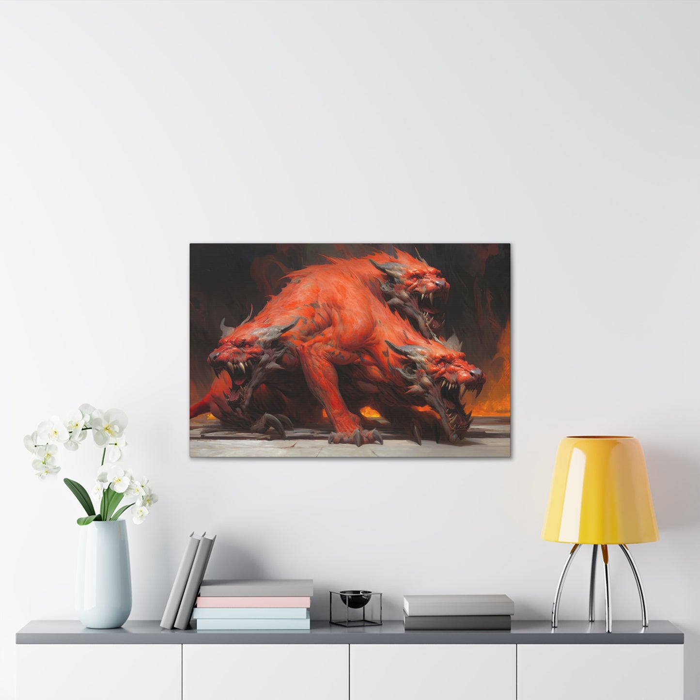 "Hound Of Hades"  Canvas Stretched, 0.75" - Print