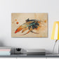 "Feather Fae Divebomb"  Canvas Stretched, 0.75" - Print