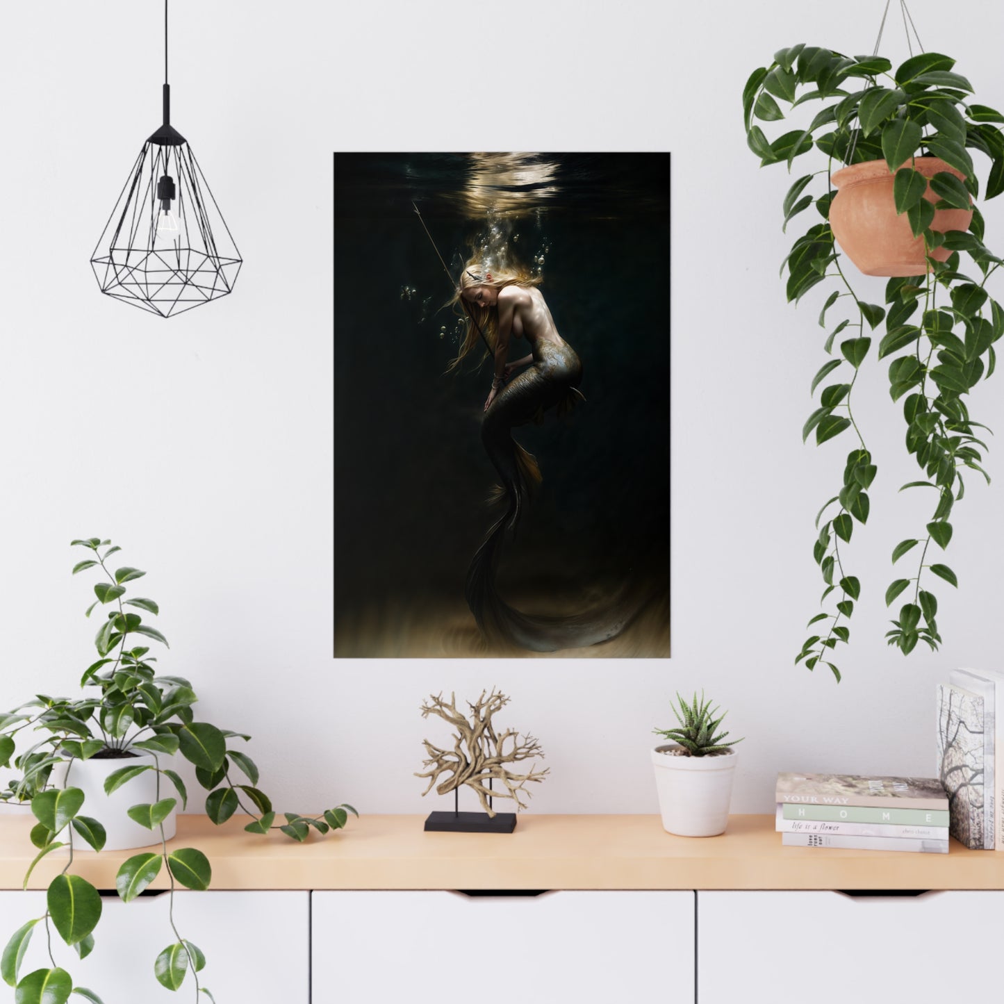 "Spearmaiden of the Deep" Poster - Print