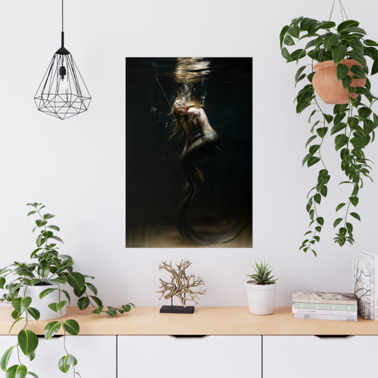 "Spearmaiden of the Deep" Poster - Print