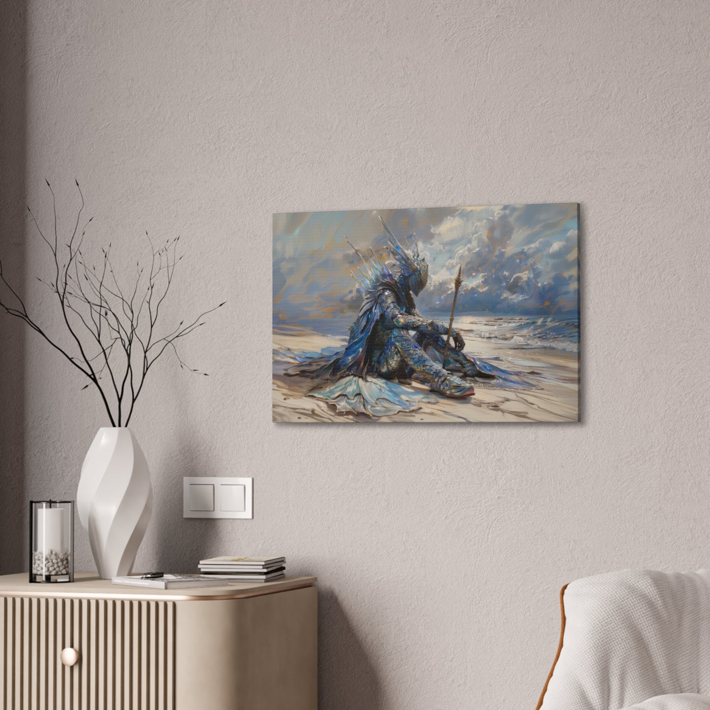 "Atlantean Summoner"  Canvas Stretched, 0.75" - Print