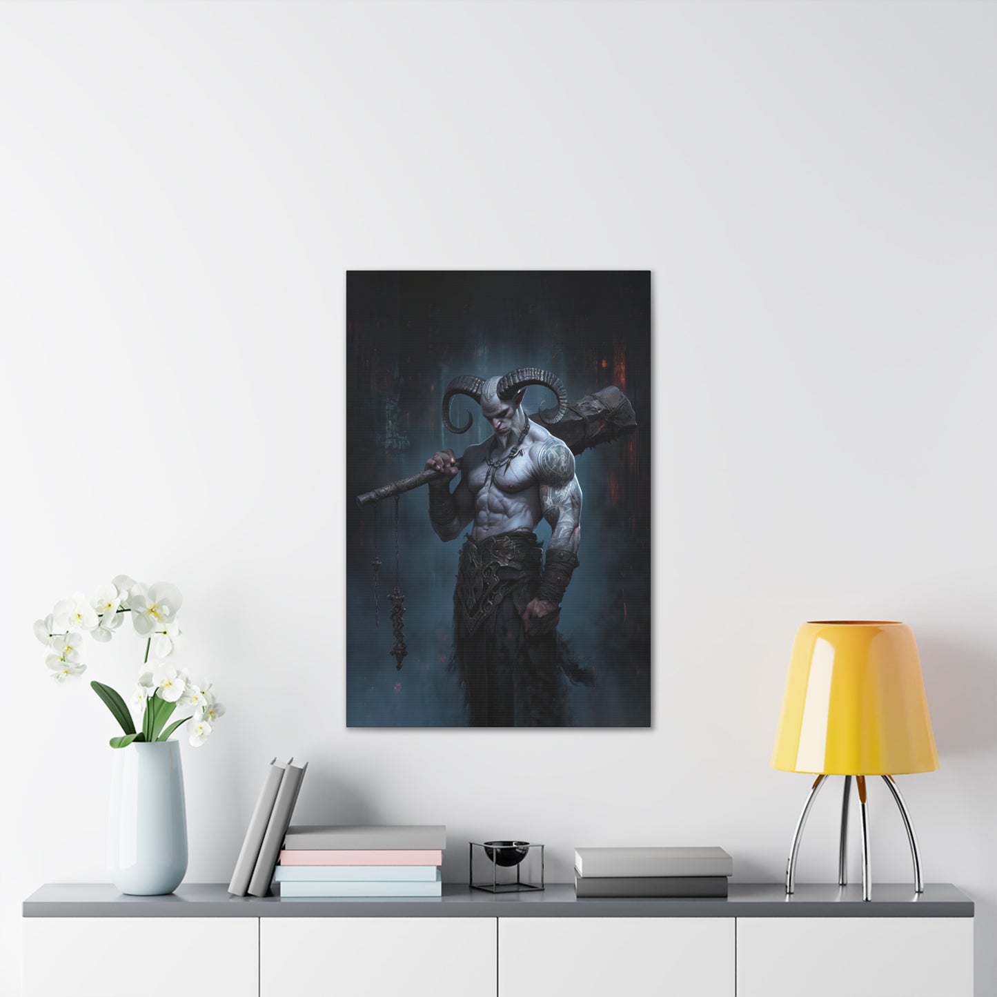 "Fiend" Canvas Stretched, 0.75" - Print