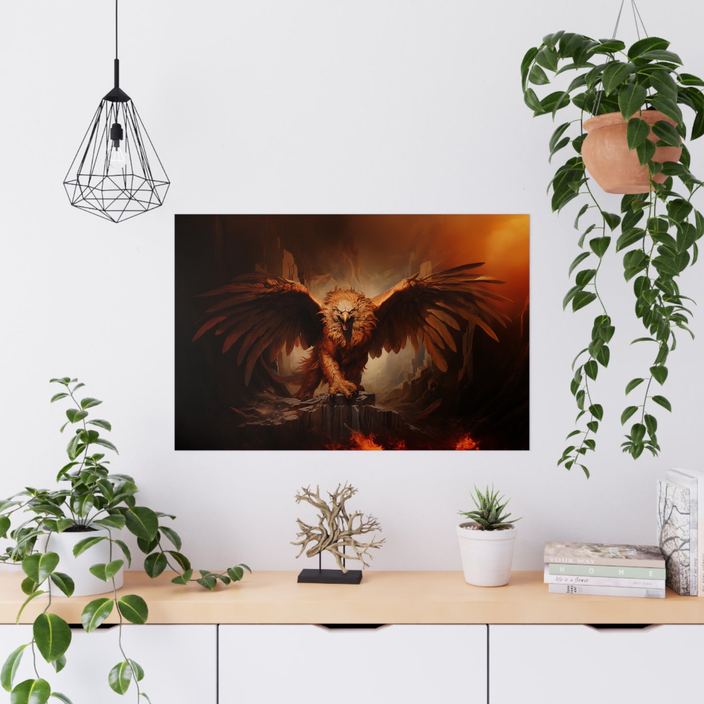 "Inferno Griffon" Poster - Print