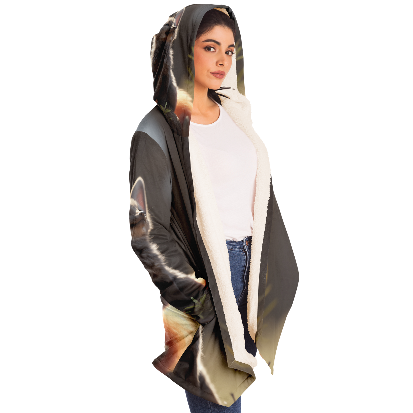 Dawn Fox Microfleece Cloak