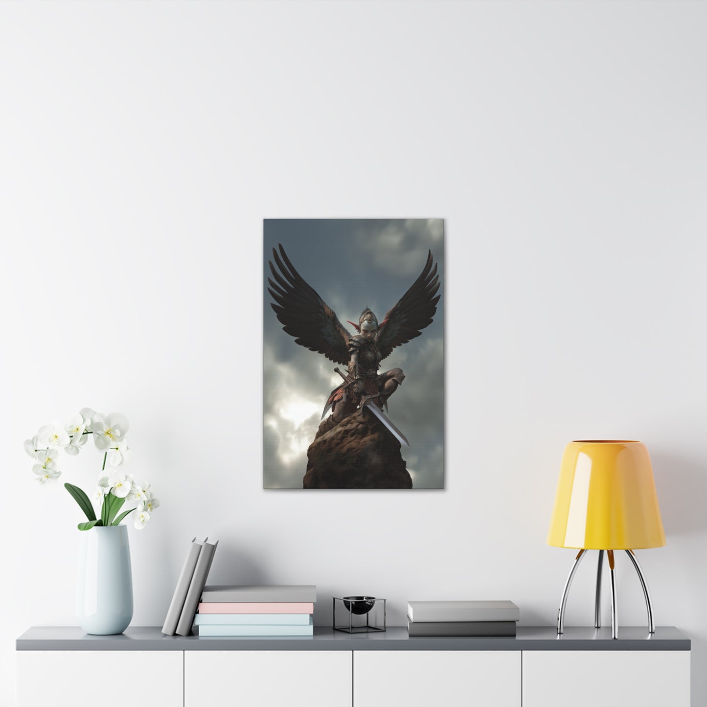 "Goblin Harpy Queens Guard" Canvas Stretched, 0.75" - Print