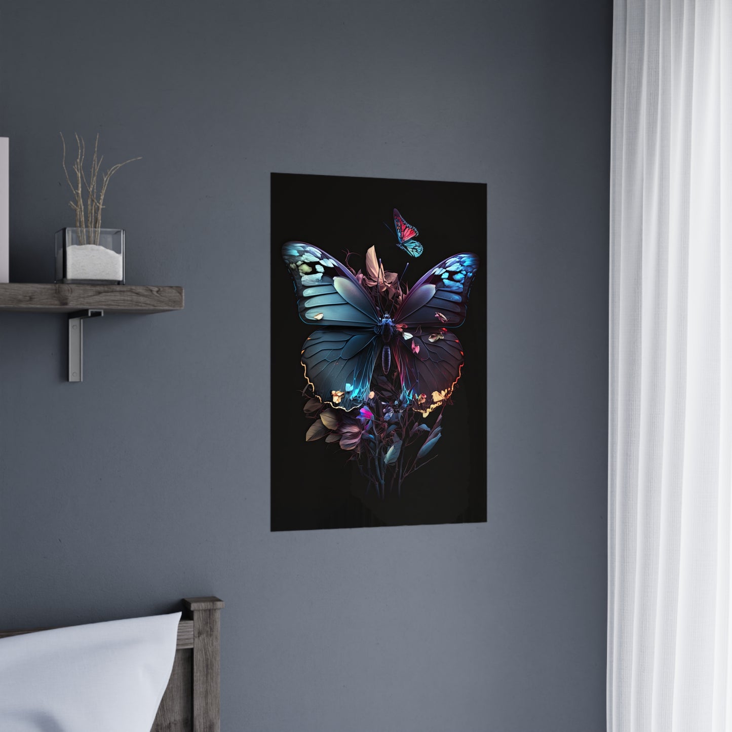 "Black Pearl Butterfly" Poster - Print