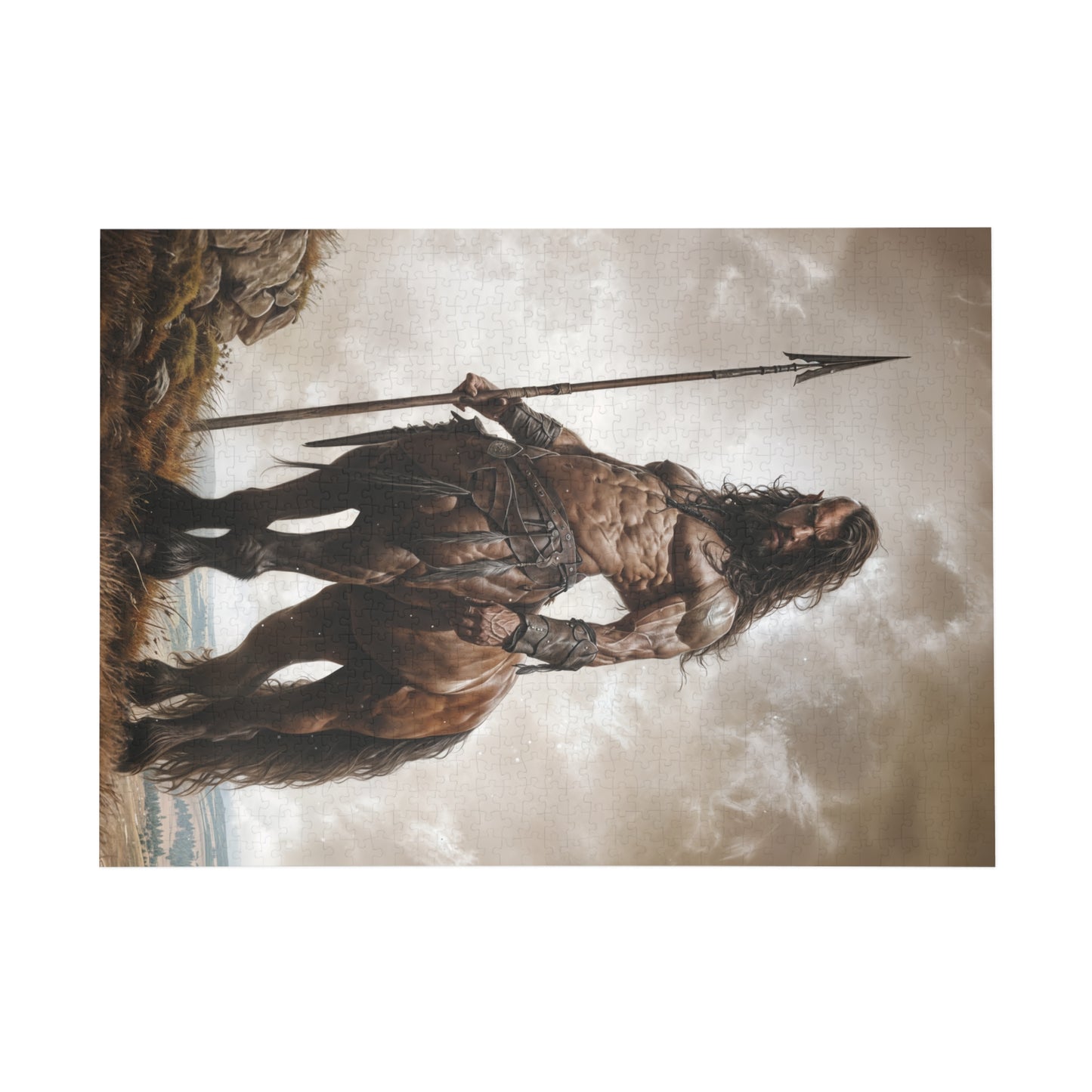 "Centaur Spearman" Puzzle (500, 1000-Piece)