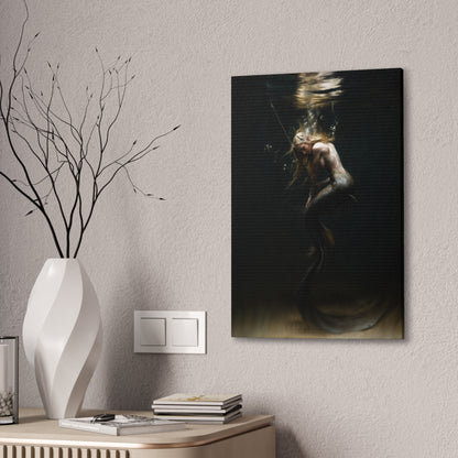 "Spearmaiden of the Deep" Canvas Stretched, 0.75" - Print