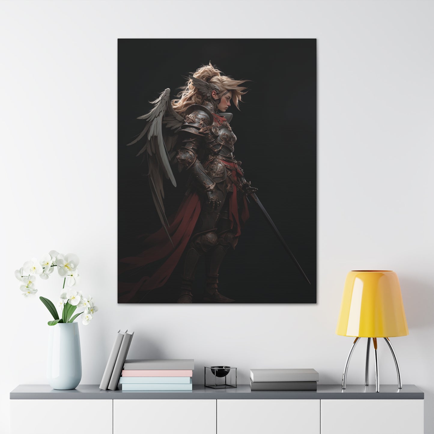 "Battle Angel" Canvas Stretched, 0.75" - Print