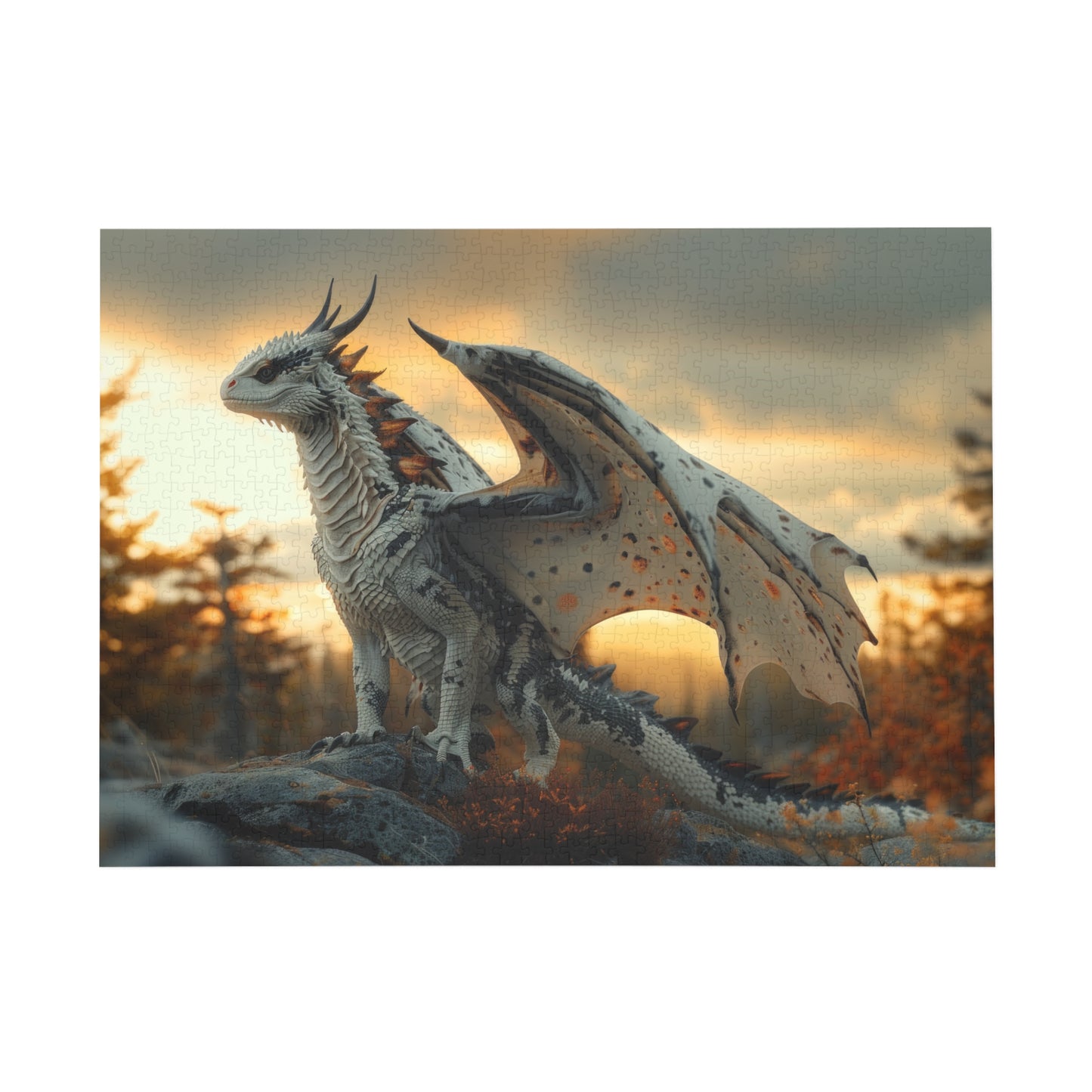 "Dawnbringer Drake" Puzzle (500, 1000-Piece)